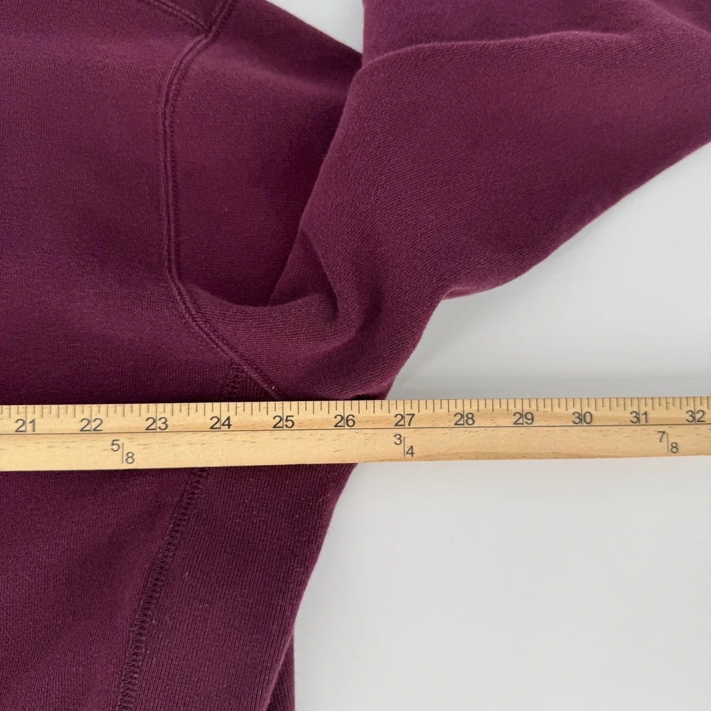 Polo Ralph Lauren Quarter Zip Sweatshirt‎ XXL Plum Burgundy Green Pony Mens